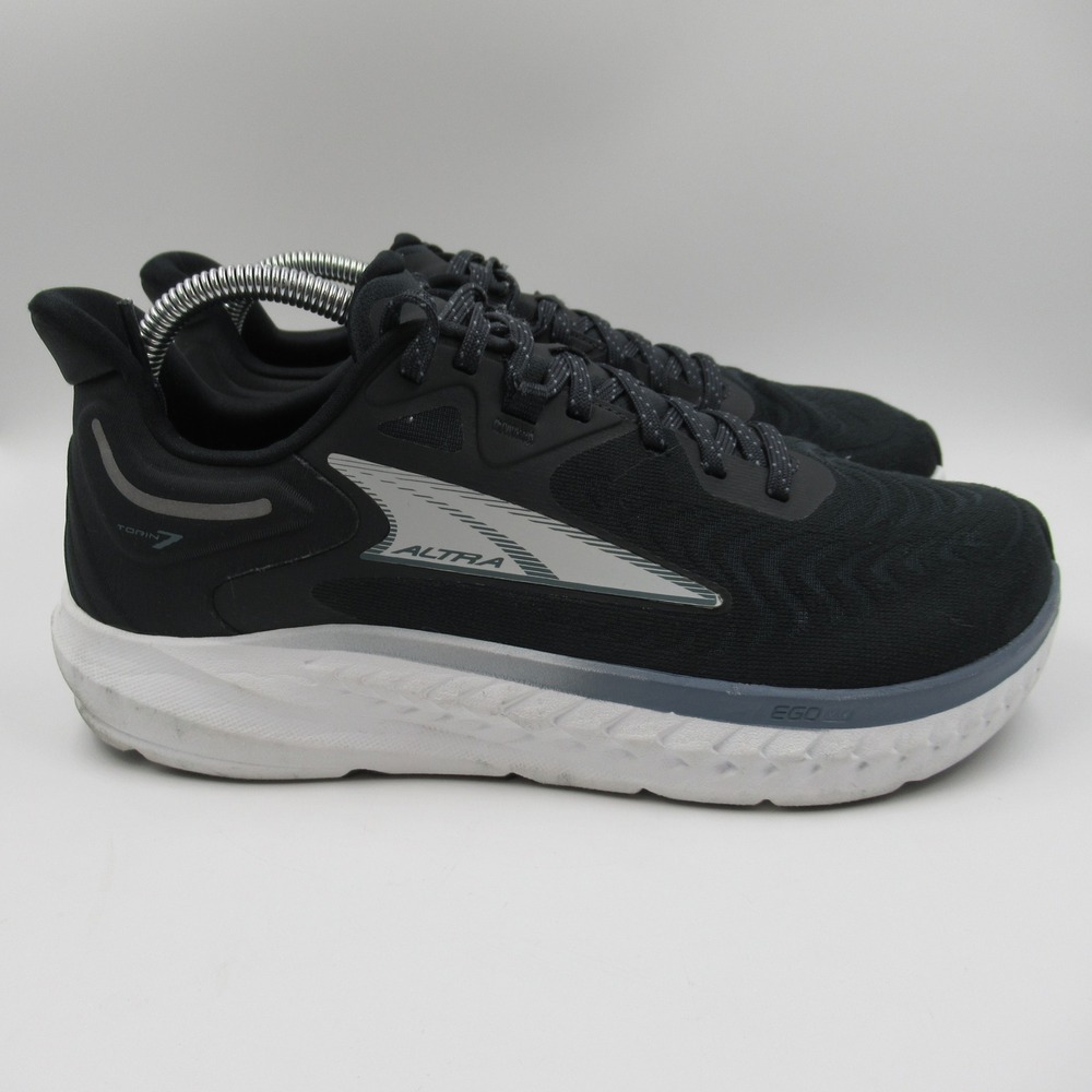 Altra Torin 7 Mens Road Running Shoes Black White AL0A82C4000 Size 8